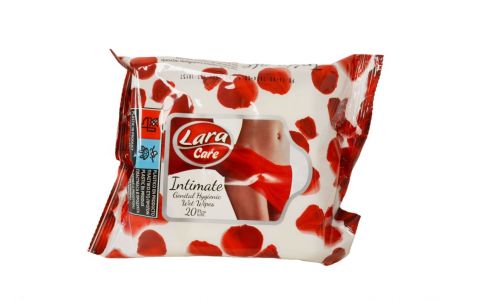 Lara vlhčené obrúsky 20ks – intimate