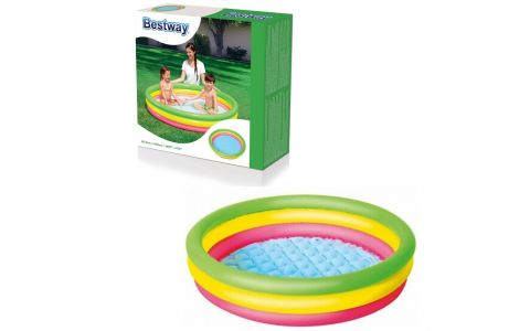 BESTWAY Nafukovací bazén okr.152x30cm COLOR