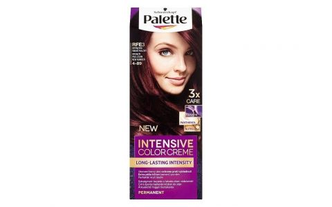Schwarzkopf Palette Intensive colorcreme (RFE3) 4-89 farba na vlasy - Intezívna tmavofialová
