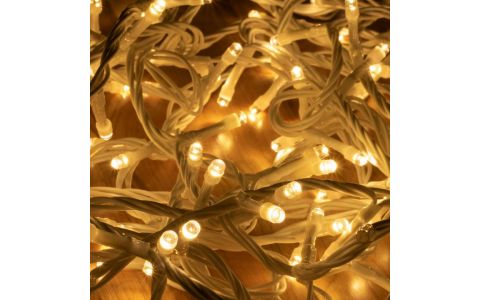 LED žiariaci svetelný reťazec KKL 500F/WW