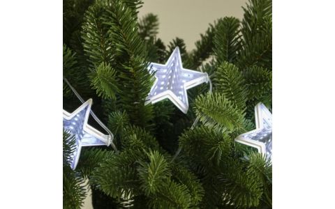 SOMOGYI LED dekorácia na stôl so zrkadlovým efektom, hviezda