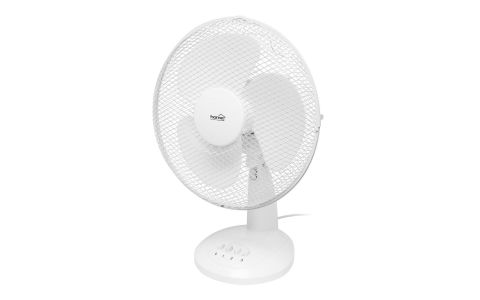 Stolný ventilátor, 30 cm, 40 W, biela farba