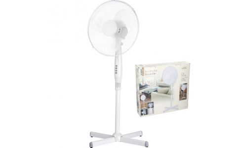Ventilator stojanovy 40cm/42W biely