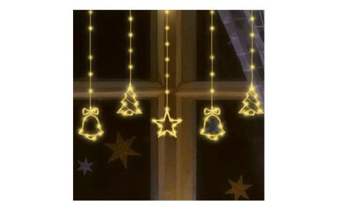 Home KAF 11/WW, vianočný svietiaci záves, 10 figúr