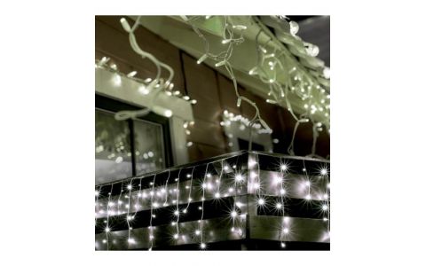 SOMOGYI HOME KKF 908/WH Svetelný záves cencúľ 900LED/30m SOMOGYI HOME KKF 908/WH Svetelný záves cencúľ 900LED/30m