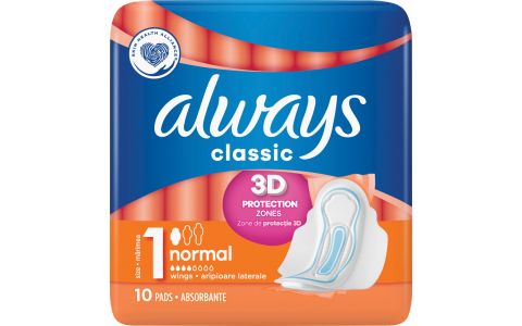 Always Classic hygienické vložky Normal 10 ks