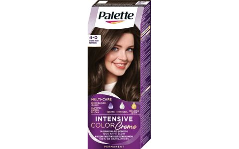 Palette Intensive Color Creme farba na vlasy 4-0 (N3) Strednehnedý 50 ml