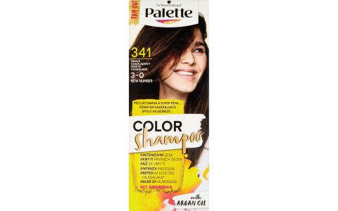 Palette Color Shampoo farba na vlasy 3-0 (341) Tmavočokoládový 50 ml
