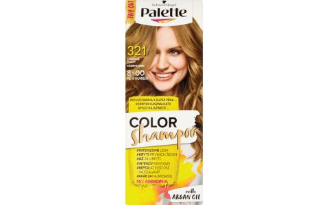 Palette Color Shampoo farba na vlasy 8-00 (321) Stredneplavý 50 ml