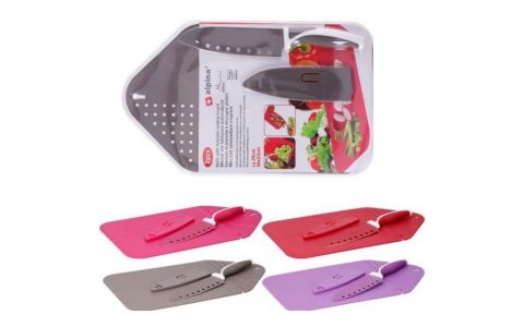 ALPINA Doska na krájanie + nôž