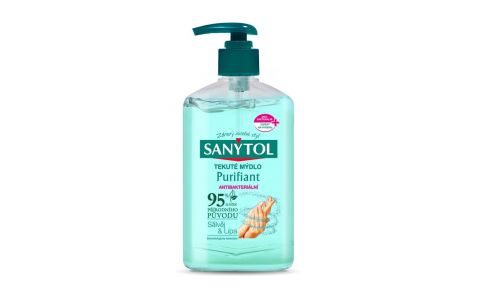 Mydlo Sanytol, Purifiant, antibakteriálne, tekuté, hĺbkové čistenie, 250 ml