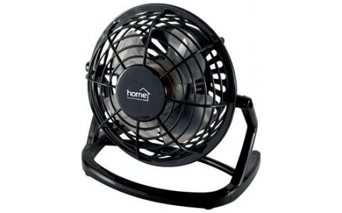 HOME TF 10 USB, stolný USB ventilátor, 10 cm, čierna