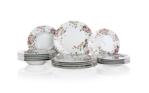 BANQUET Sada talířů BEAUTY, 18 ks