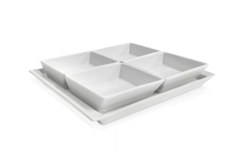 BANQUET Sada misek BIANCA 30 x 20 x 4 cm, 4 + 1 ks