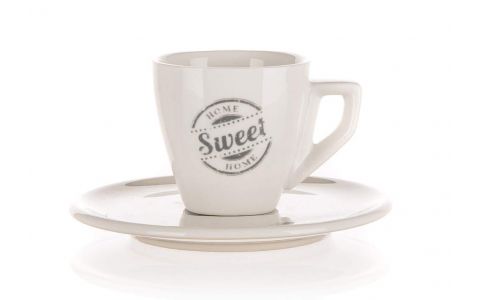 BANQUET Šálek s podšálkem SWEET HOME 70 ml