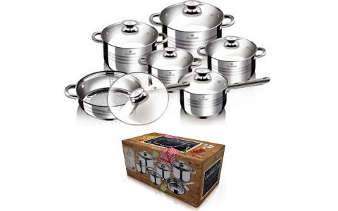 BLAUMANN GOURMET 1031, Hrncová súprava 12d nerez