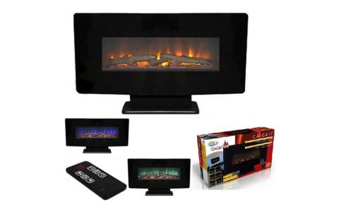 Igotherm Elektrický vyhrievaci krb nástenný CALGARY LED