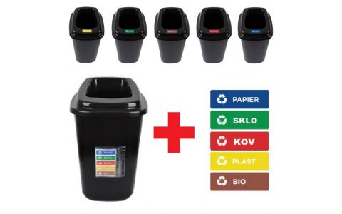 PLAFOR Kôš na odpad SORTBIN 28l ČIE/ZEL 