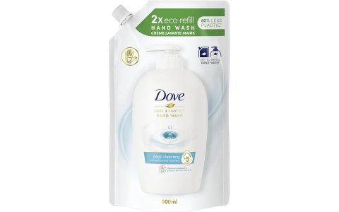 Dove Care &amp; Protect - tekuté mydlo - náhradná náplň, 500 ml
