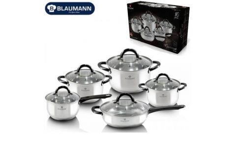 BLAUMANN Gourmet Line BL-3421, Hrncová súprava 10d nerez