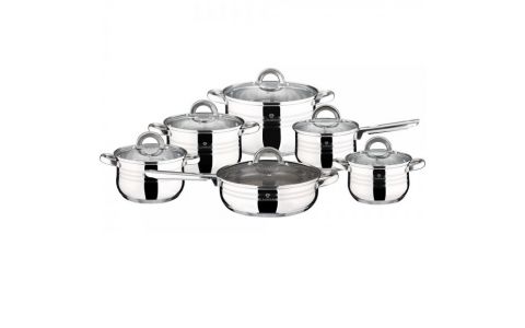 Blaumann Sada nádobí nerez Gourmet Line 12 ks