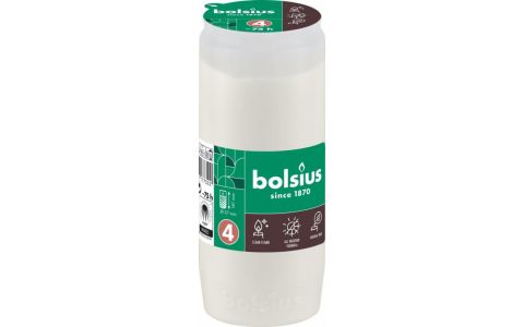 Náplň Bolsius, 75 h, 238 g, 57x141 mm, do kahanca, biela, olej