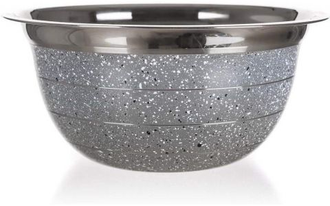 BANQUET Mísa nerezová GRANITE Grey 23,5 x 11 cm