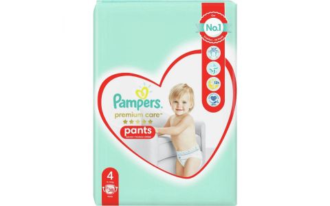 Pampers Premium Care pants 4 maxi (9-15 kg) - 38 ks