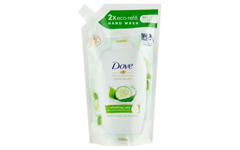 Dove tekuté mydlo uhorka + zelený čaj 500ml náhradná náplň
