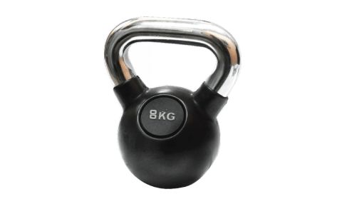 CAPRIOLO Pogumovaná činka Ketlebel Profi 8 kg