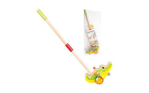 Drevený krokodíl na ťahanie