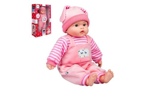 Poľsky hovoriaca a spievajúca detská bábika PlayTo Agatka 46 cm 