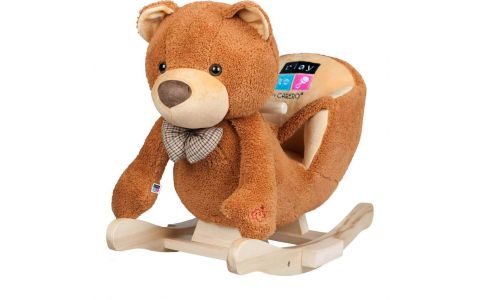Hojdacia hračka so zvukom PlayTo medvedík hnedá 