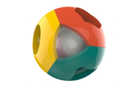 Hrkajúcá loptička Baby Mix 