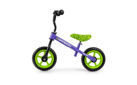 Detský balančný bicykel Milly Mally Dragon violet Detský balančný bicykel Milly Mally Dragon violet