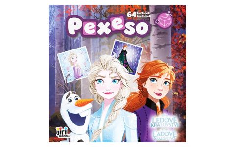 Pexeso v zošite Ľadové kráľovstvo