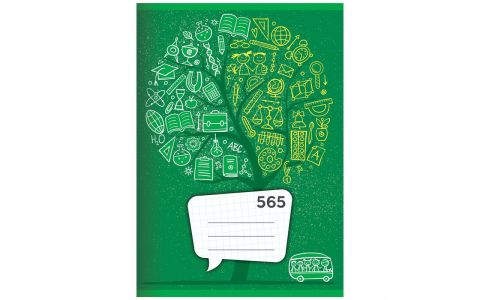 Zošit A5, 60 listový - štvorčekový 565