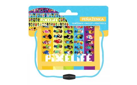 Detská textilná peňaženka Pixelife Detská textilná peňaženka Pixelife