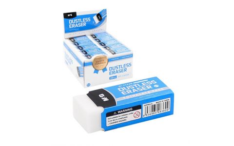 Guma M&G Dustless (bezprašná) biela