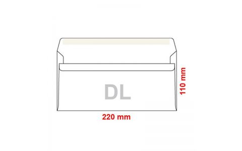 Samolepiace obálky 100ks