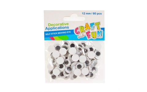 Dekorácia pohyblivé oči 80ks