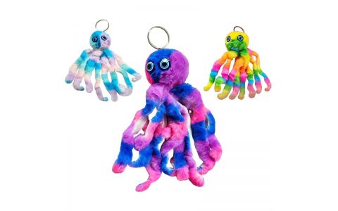 Prívesok plyšová chobotnica