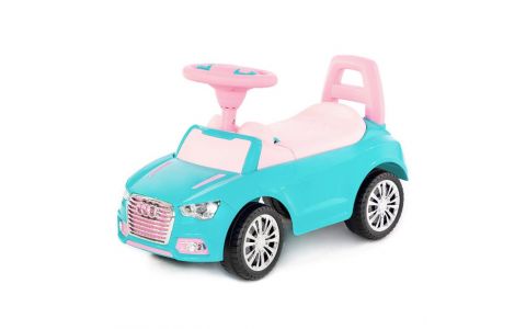 Odrážadlo SuperCar so zvukom tyrkysové