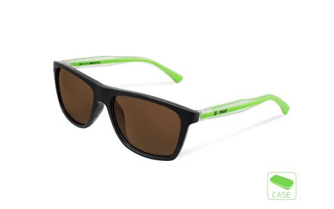 Polarizačné okuliare Delphin SG TWIST hnedé sklá 