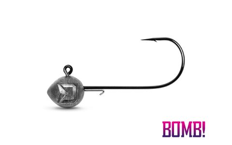 Jigová hlava s držiakom Delphin BOMB! / 5ks 7.5g-6/0
