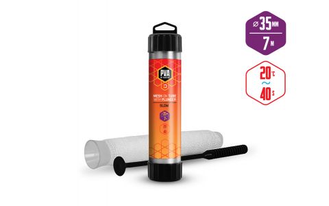 Pančucha Delphin PVA n´tastic TUBA+TĹK / 7m - 35mm široká -35mm / Pomaly rozpustná