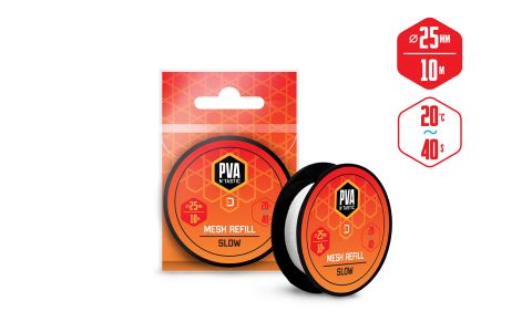 Pančucha náhradná Delphin PVA n´tastic / 10m - 25mm úzka -25mm / Pomaly rozpustná