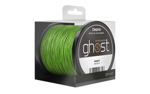 Delphin GHOST 4+1 zelená 0,16mm 8,2kg 600m