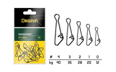 Hooked snap / 10 ks #2/28kg