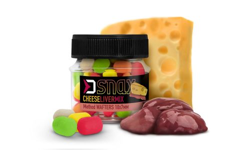 Nástraha MIX D SNAX WAFT 10x7mm/20g Syr-Pečeň